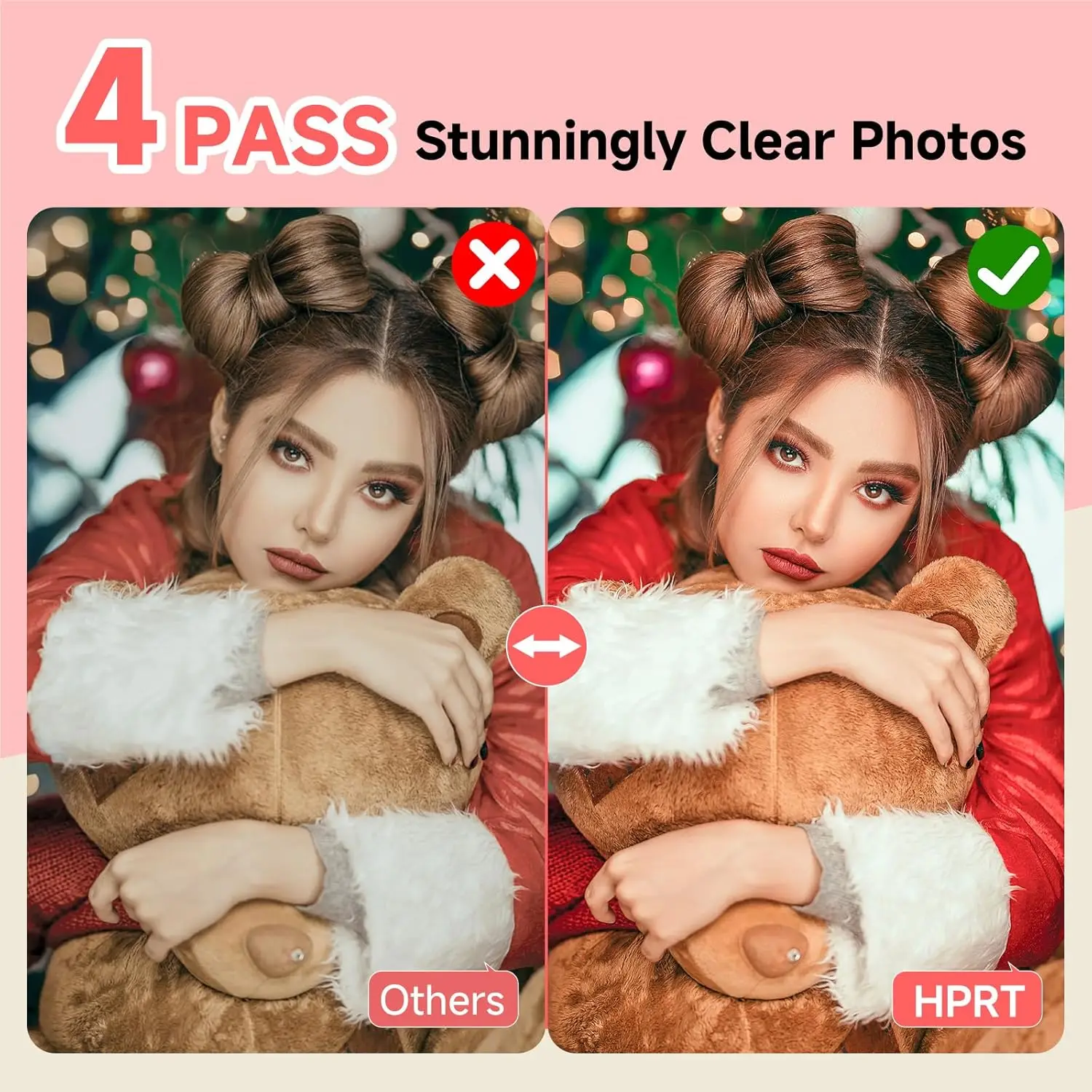 300dpi CP2100 휴대용 포토 프린터 휴대용 미니 컬러 블루투스 무선 연결 여행용 모바일 프린터 영구 보관