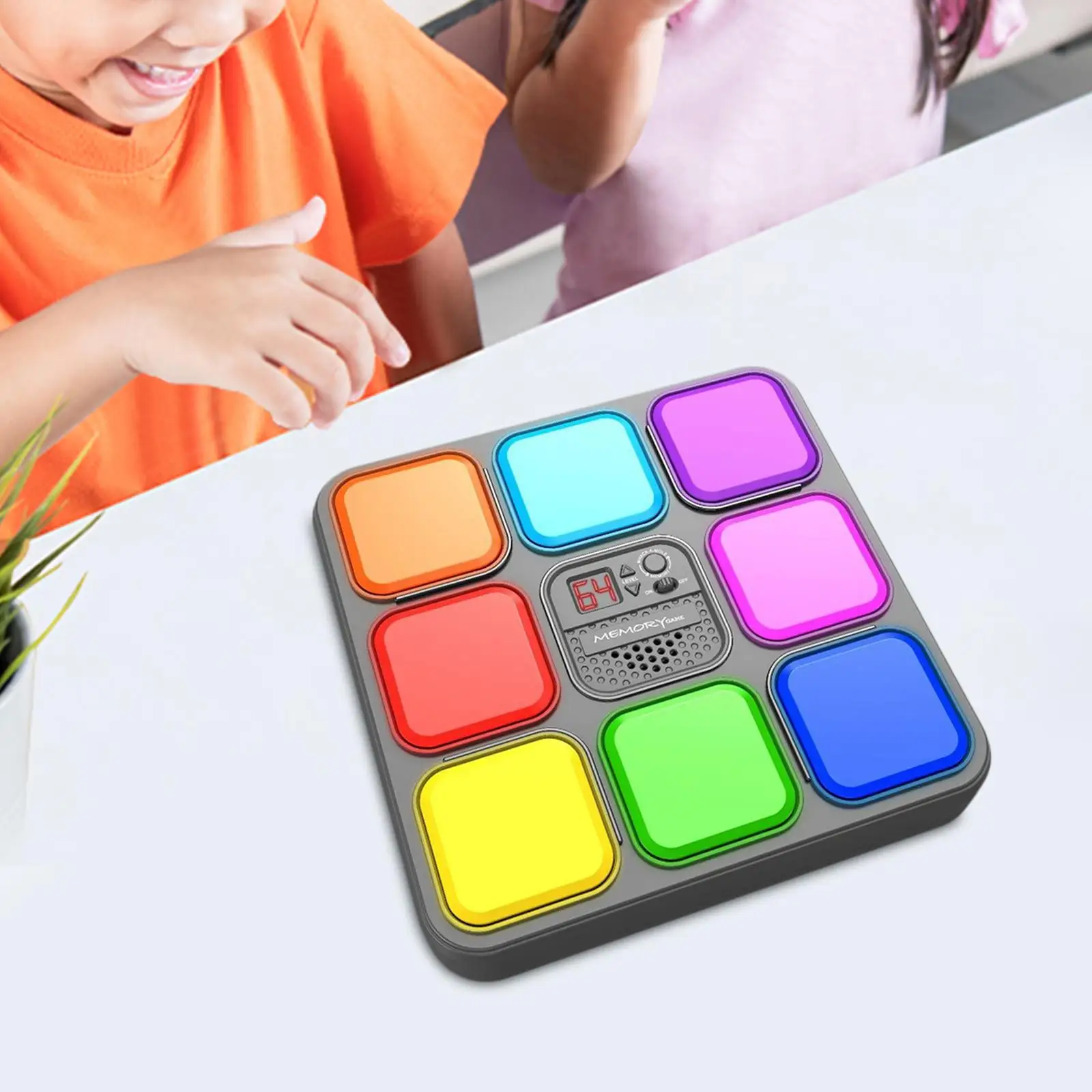 Fun Electronic Memory Game Electronic Repeat Color Memorizing Training Learning Travel Toy With Music Light For Kids Gifts 6+ 5