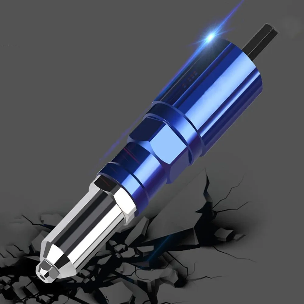 Electric Rivet Gun Electric Rivet Gun 2.4mm-4.8mm rivet nut gun drill adapter Cordless riveting tool Insert Nut Pull Rivet Tool