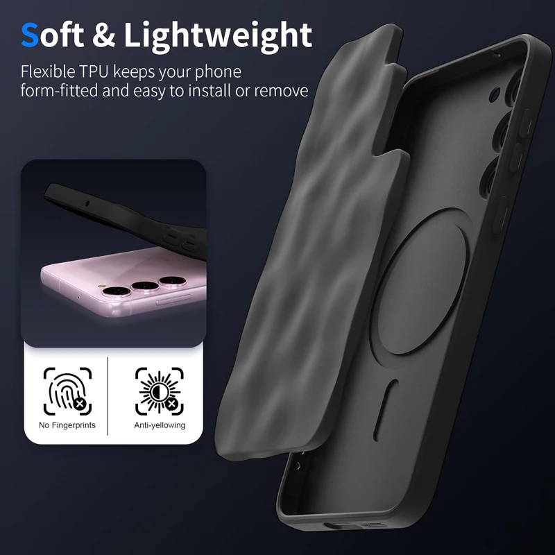 Liquid Silicone MagSafe Magnetic Phone Case – Soft Protective Cover
