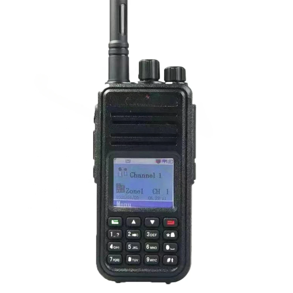 

MD-380 Dual Band DMR Digital Radio VHF/UHF Walkie Talkie Handheld Two Way with Programming Cable