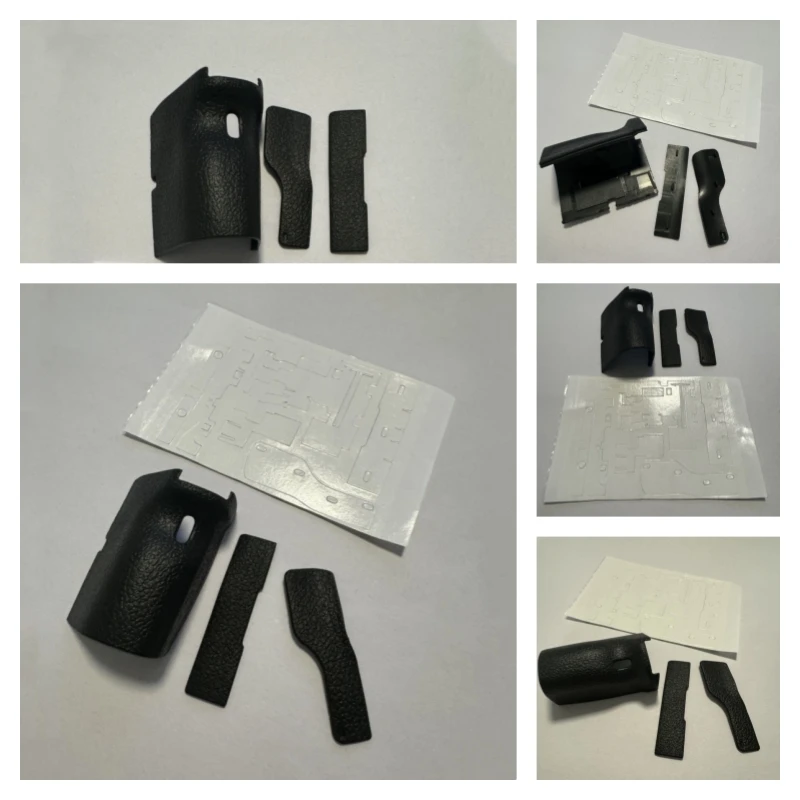 Camera Body Rubber Grip + Rear Thumb + Memory Card Cover for Sony A7RM3 A7RIII A7M3