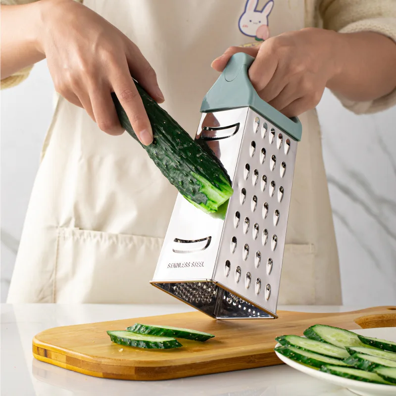 Fiskars Essential Grater 4 Sides - Mandolines & Graters Stainless Steel - 1065589