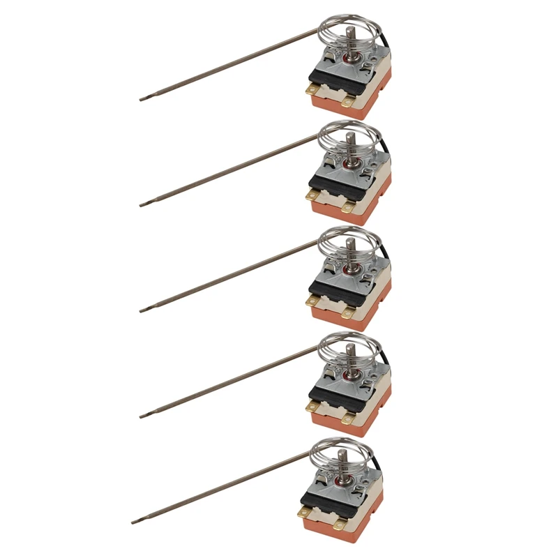 

5X 50 To 300 Degrees NC Capillary Thermostat Temperature Control Oven