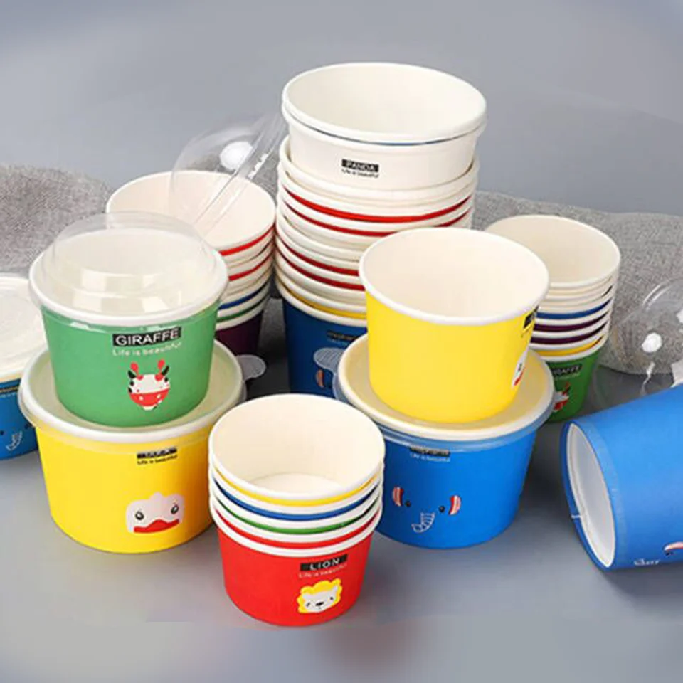 Biodegradable Eco-friendly Take Away Paper bowl Food Container Kraft Food bowl Paper paper