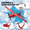 VEVOR Z50 RC Plane 2.4G 2CH Remote Control Fighter Fixed Wingspan Glider with 6-Axis Outdoor RC Warbird Airplane Toys Gifts 6