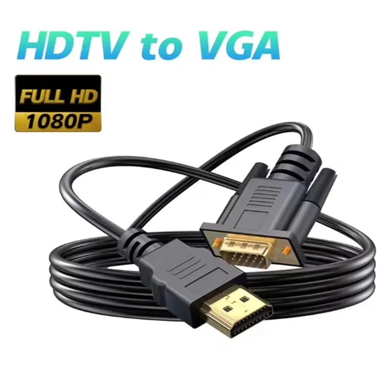 HDMI to VGA 1080P Video Adapter Cable