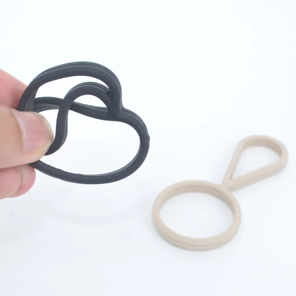 Zuasdvnk Cinghie per bottiglie d'acqua per il trasporto, in silicone, con manico per bottiglia d'acqua, con cinghia, portatile, per donne e uomini