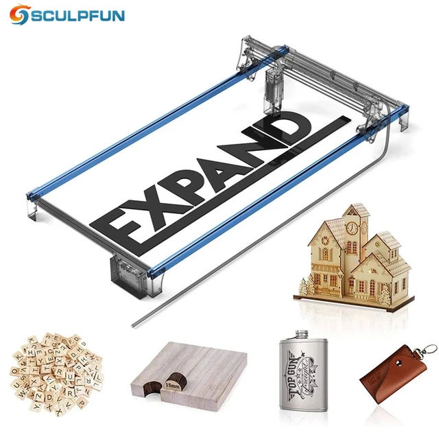 Sculpfun S9 Engraver Engraving Area Expansion Kit for S6/S6pro/S9 Laser  Engraving Machine Quick Assembly Full Metal - AliExpress