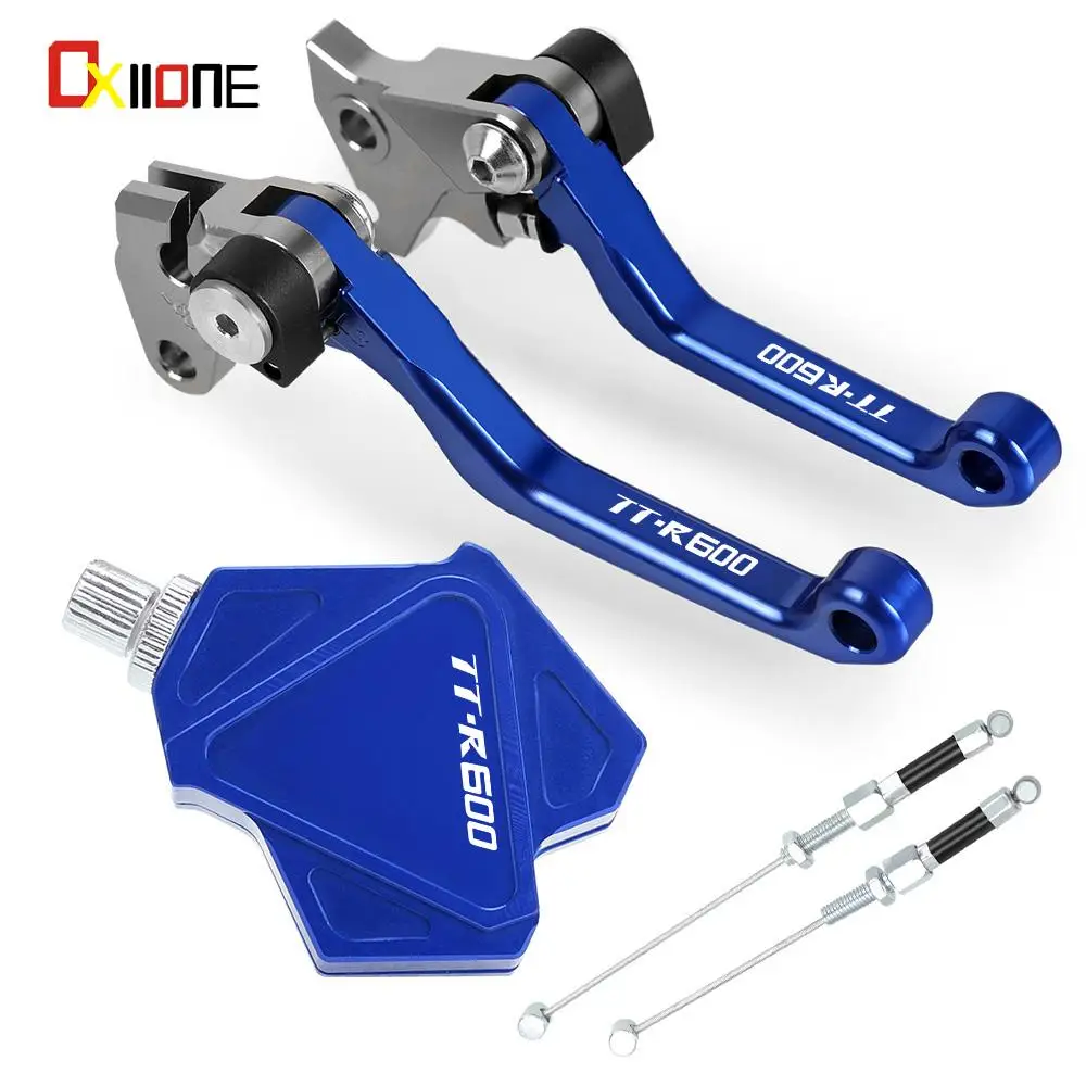 

For YAMAHA TTR600 1998 1999 2000 2001 2002 Motocross Foldable Brake Clutch Levers Dirt Bike Stunt Clutch Easy Pull Cable System