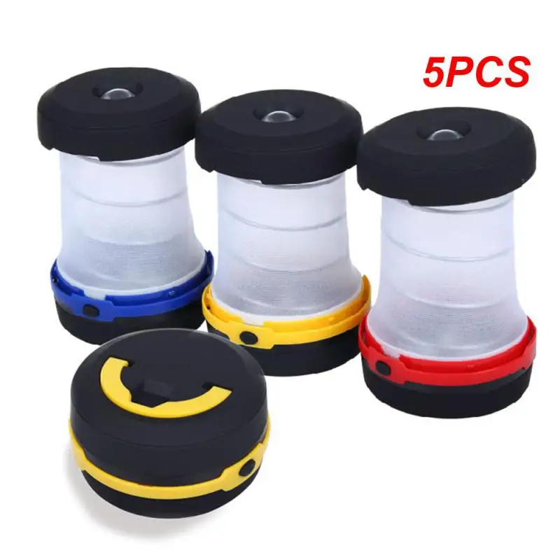 

5PCS Led Camping Light Spring Telescopic Outdoor Camping Light Folding Emergency Home Horse Light Tent Light Drop Shipping