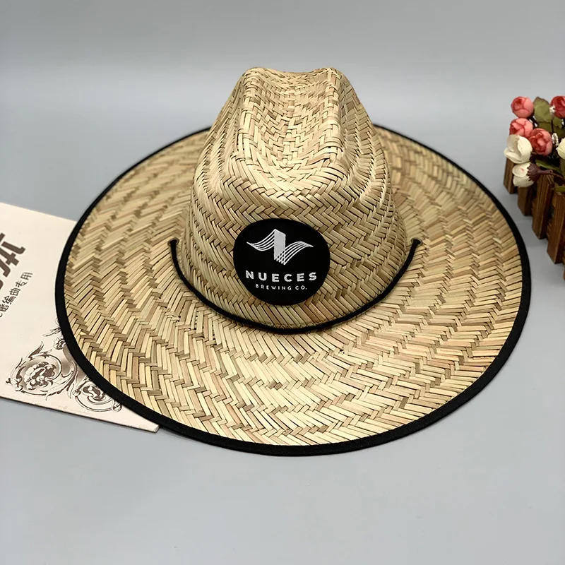 Men's and Women's Summer Hand-knitted Straw Hat Holiday Big Eaves Beach Cap