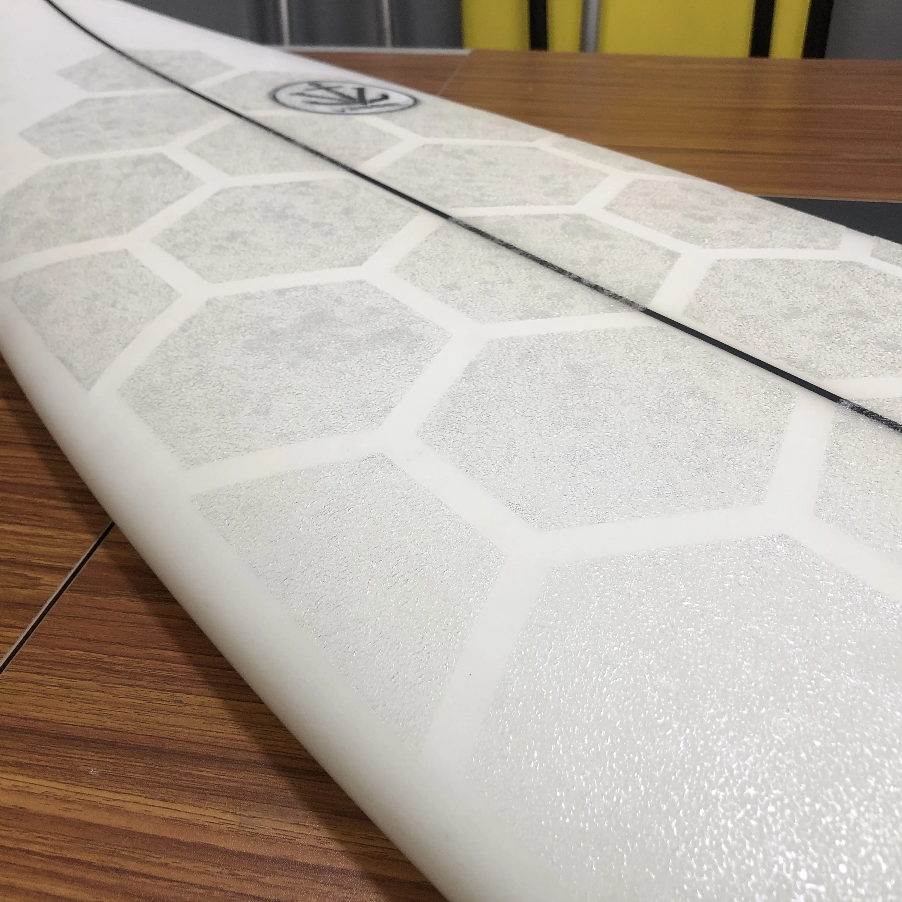 Hexagon Clear Surf Traction Pad Semi Clear Deck Pad for Surfboard DIY Surfing Accessories 5