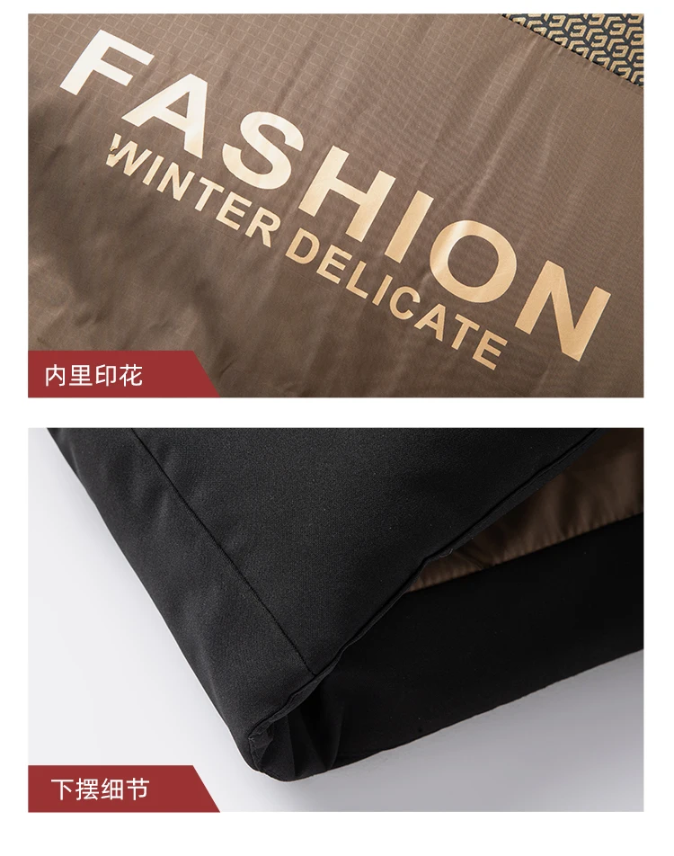 Mens Winter Parka - Casual Hooded Jacket With Detachable Hood, Cotton Filled Coat