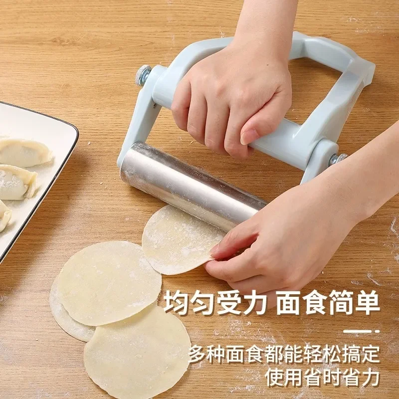 

New labor-saving rolling pin artifact, noodle stick, walking hammer, non-stick dumpling skin, stainless steel food-grade high