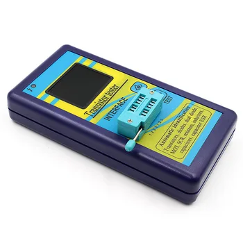 Tester per transistor multiuso 128 * 160 Diodo Tiristore Capacità Resistore Induttanza MOSFET ESR LCR Meter Display a colori TFT