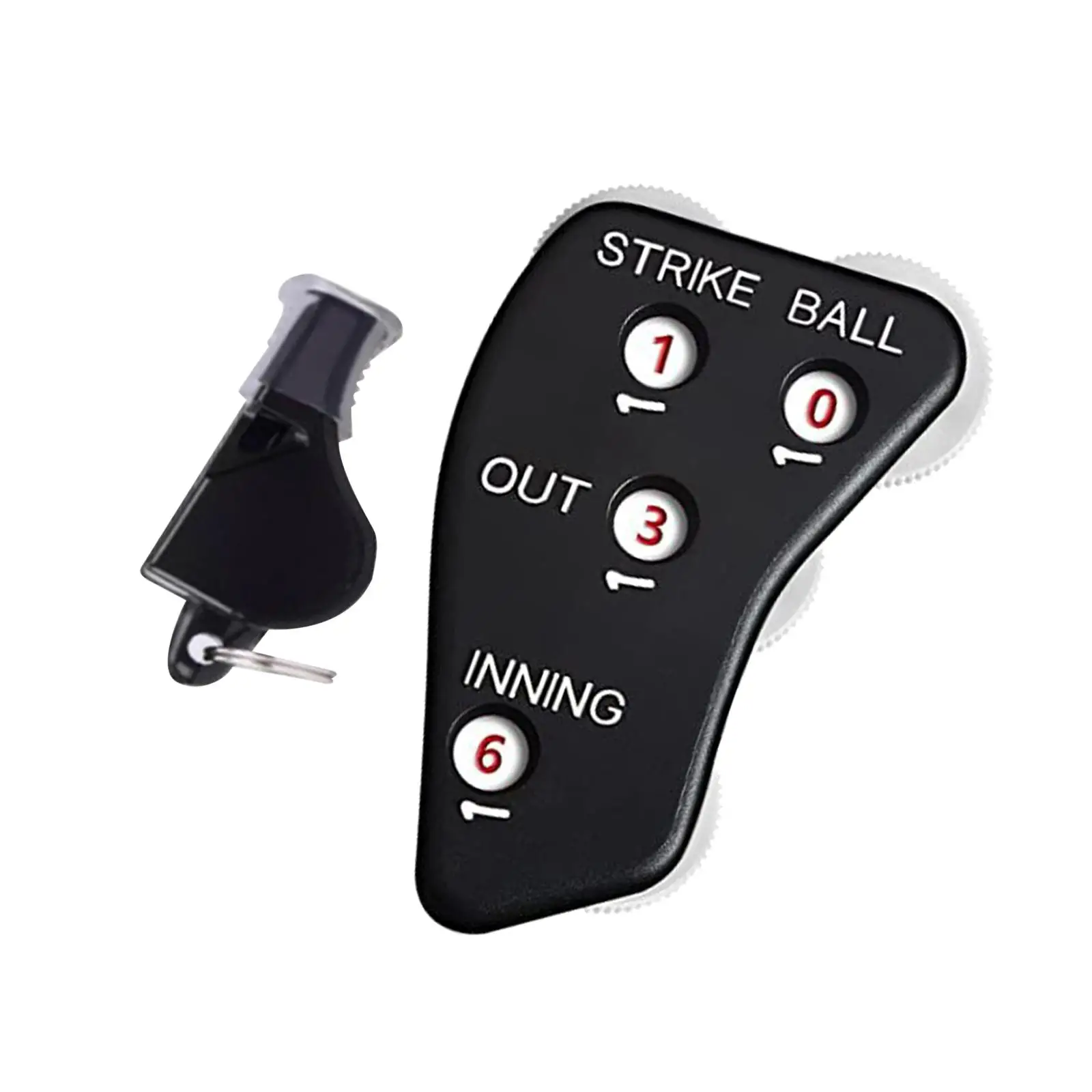 

4 Wheel Baseball Umpire Accessories Ball Strike Outs Supplies Score Counter Baseball Umpire Gear Indicator Innings