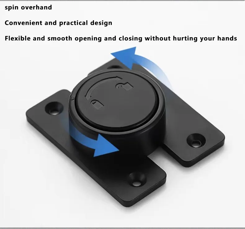 Deslizante Push-Pull Porta e Janela Rotativa Bloqueio,