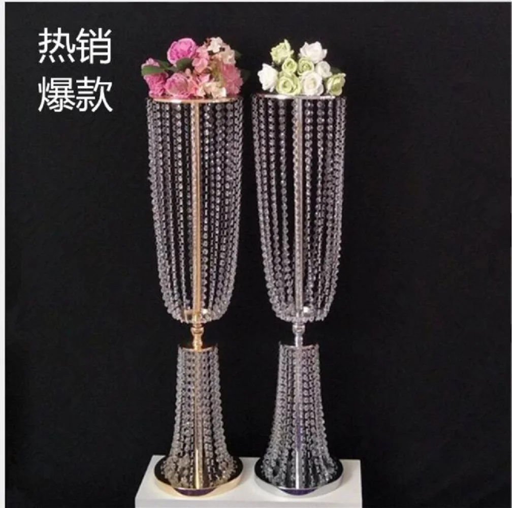 

4pcs 31.4'' tall acrylic crystal wedding road lead wedding centerpiece event wedding decoration/event party decoration for table