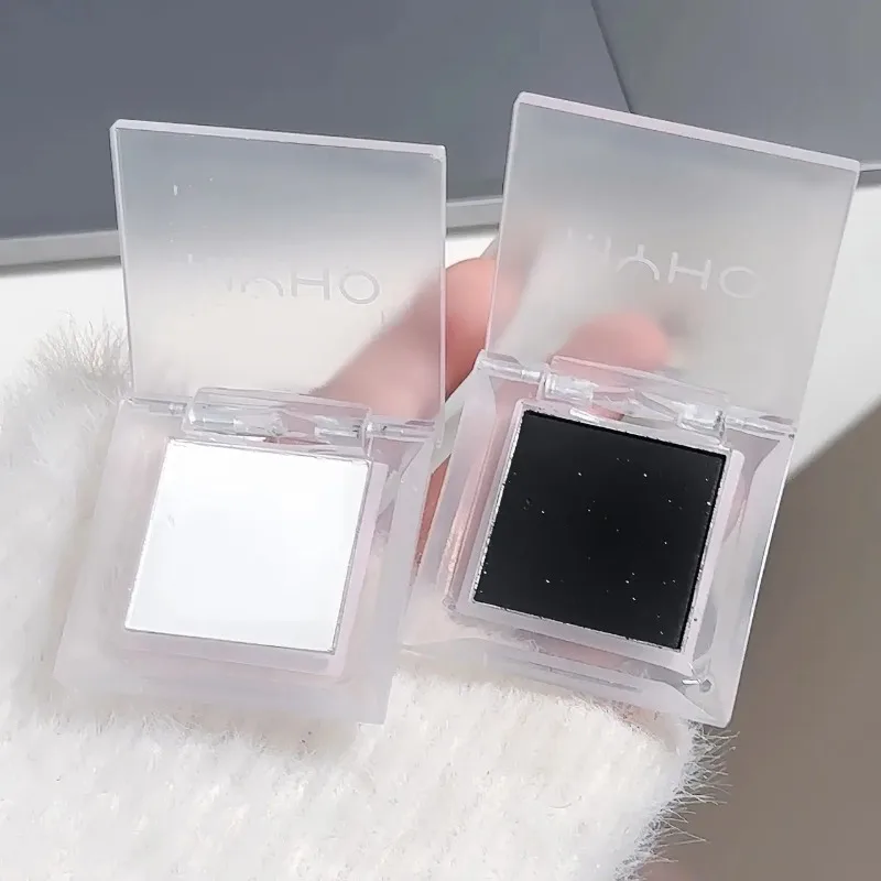 Eye Shadow Eye Shadow Plate Matte White Face Highlighter Palette Pearly Jade Smokey Multifunctional Brighten Face Makeup