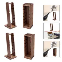 Coffee Powder Bowl Storage Shelf Lightweight Sturdy Wood for Bar Bakery Desk 1