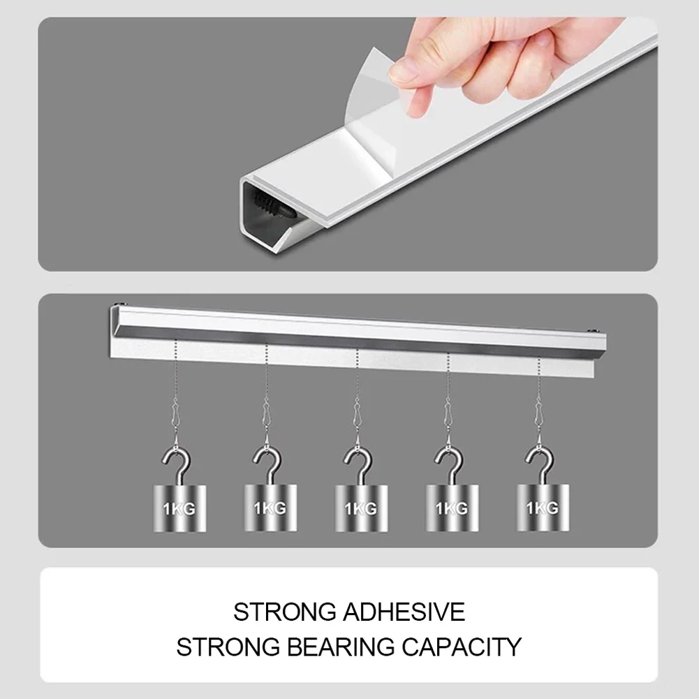 20/30cm Restaurant Ticket Holder Aluminum Order Rack Receipt Holder Silvery Kitchen Slide Check Rack for Office Cafes Pubs 5
