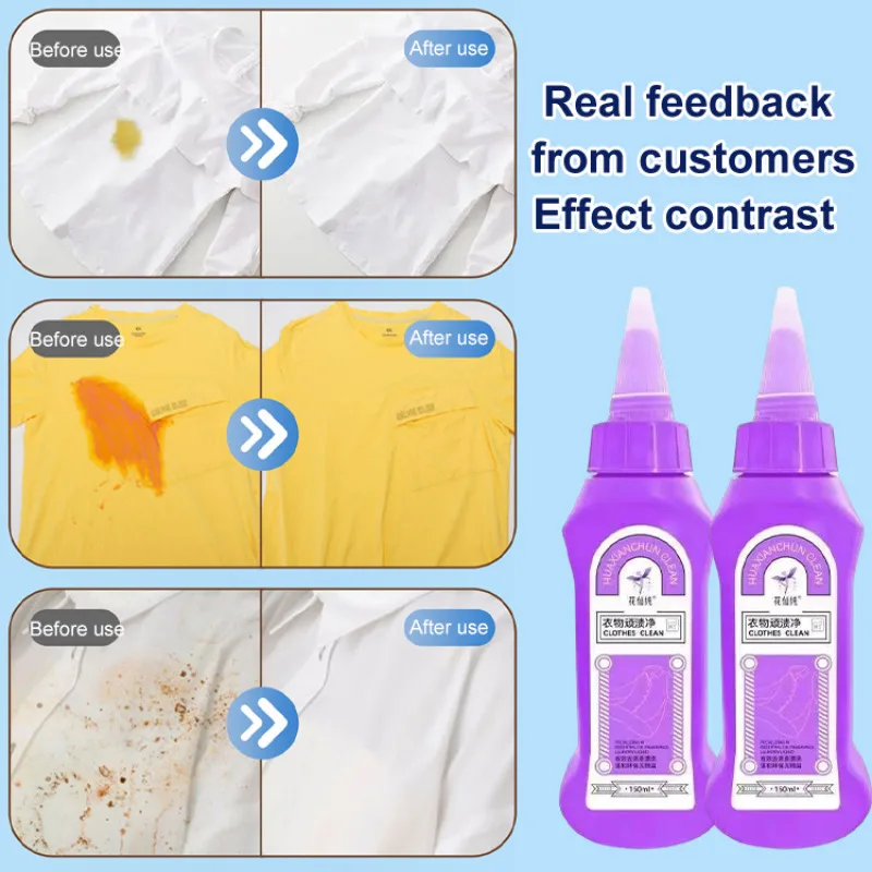 Fabric Stain Remover Quick BioEnzymatic Cleaner Waterless Stain Remover Stubborn Cleaner