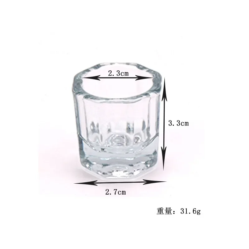 Nail Acrylic Liquid Nail Powder Acrylic Nail Powder Crystal Glass Cup Nail Art Tools
