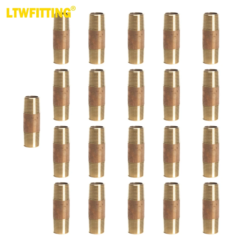 

Латунная Труба LTWFITTING, 2 дюйма, стандартный штуцер 3/8 дюйма, Мужской NPT Air Water (комплект из 25 штук)
