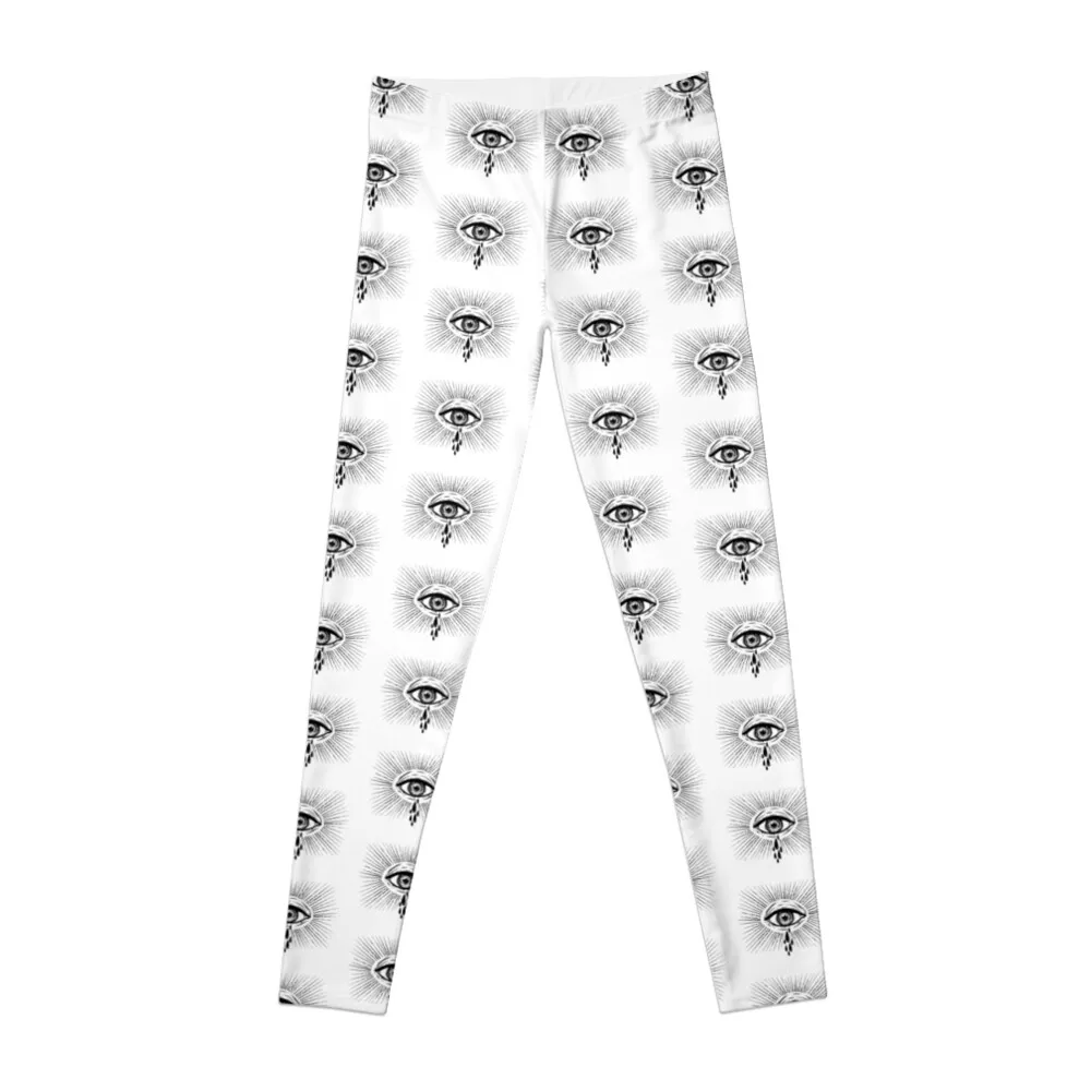 

All seeing eye crying watery tears. Leggings Sports pants woman Female legging pants Women's gym push up legging Womens Leggings