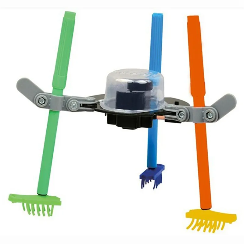 

Wholesale 3 IN 1 Educational Toy Doodling Robot Graffiti Electrical Auto Drawing Machine DIY Drawing Toys DIY Robot for Children