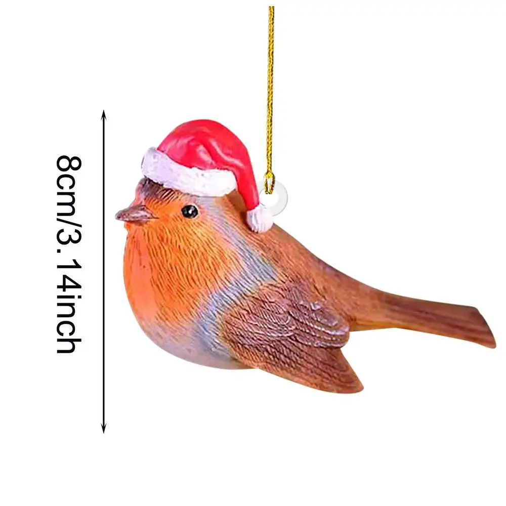 thumbnail image 1 of Colgante de ardilla, conejo, pájaro, alce, erizo, adorno de animal para árbol de Navidad, decoración para fiestas en el hogar, Año Nuevo 2025, Navidad, 1 of 5