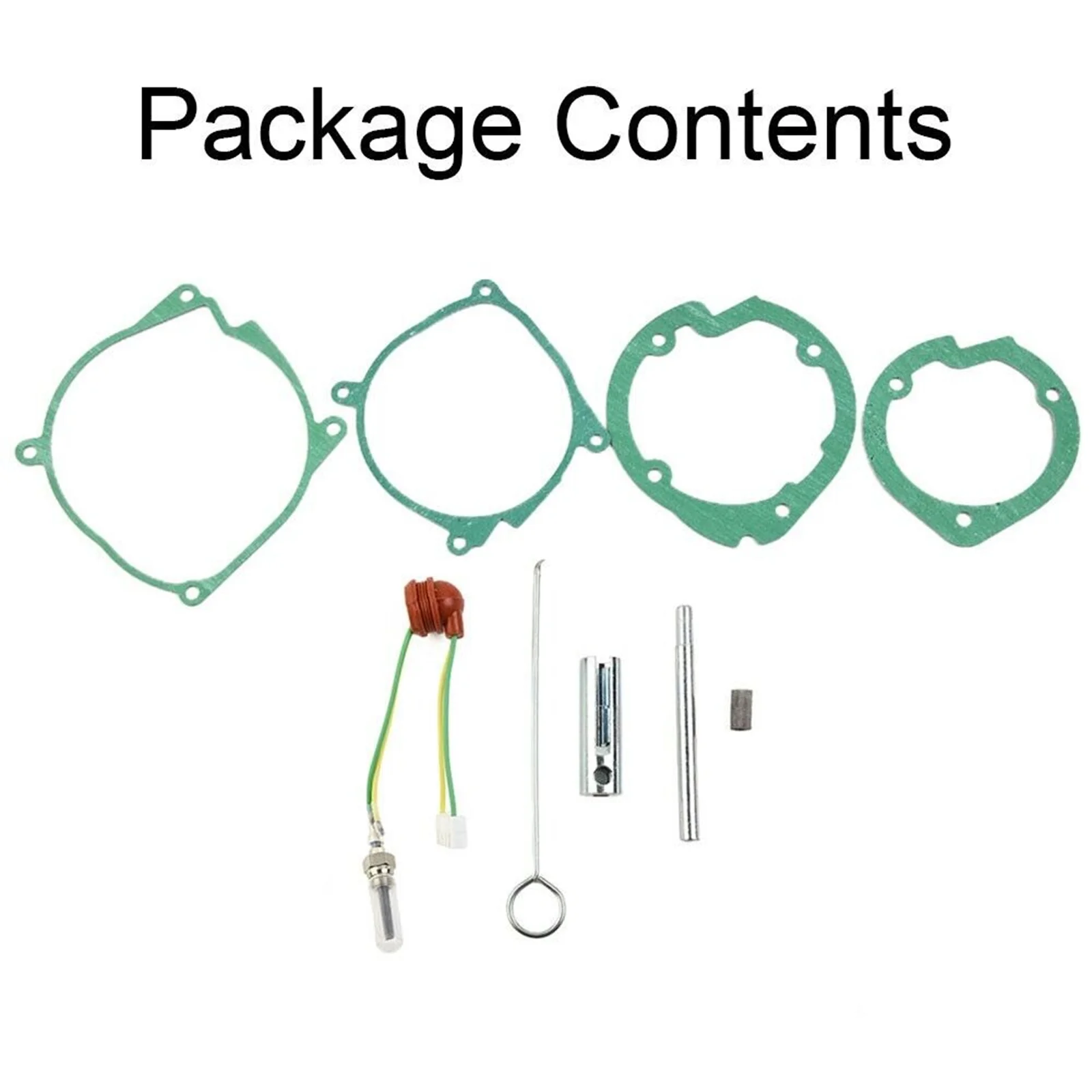 9Pcs 2-8KW Car Air Diesel Gasket+Ceramic Glow Plug Kit For Chinese Diesel Heater Car Parts