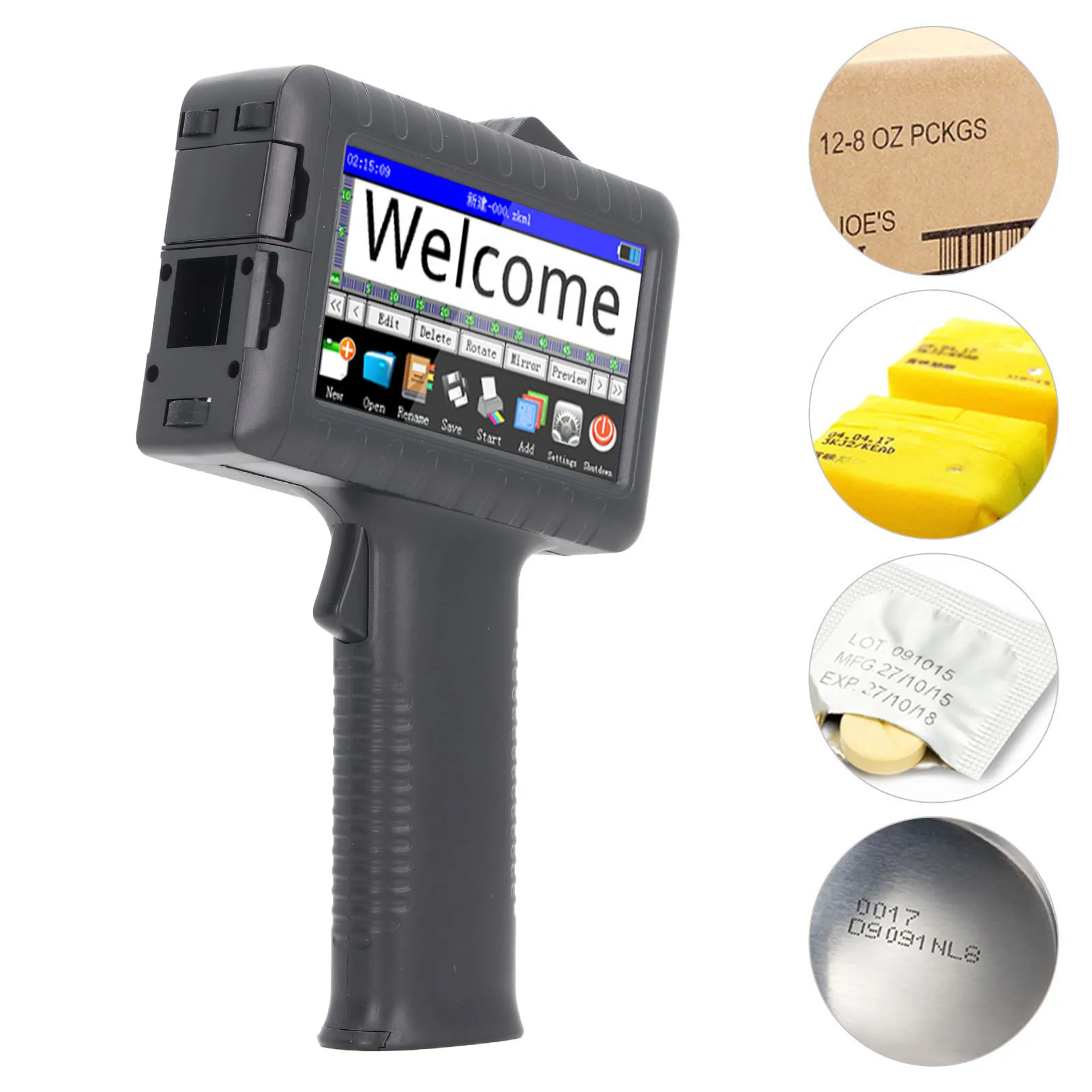 KD481 N Handheld Inkjet Printer HD LED  Support Multi Language Portable Mini Logo Printer Handheld Inkjet Printer