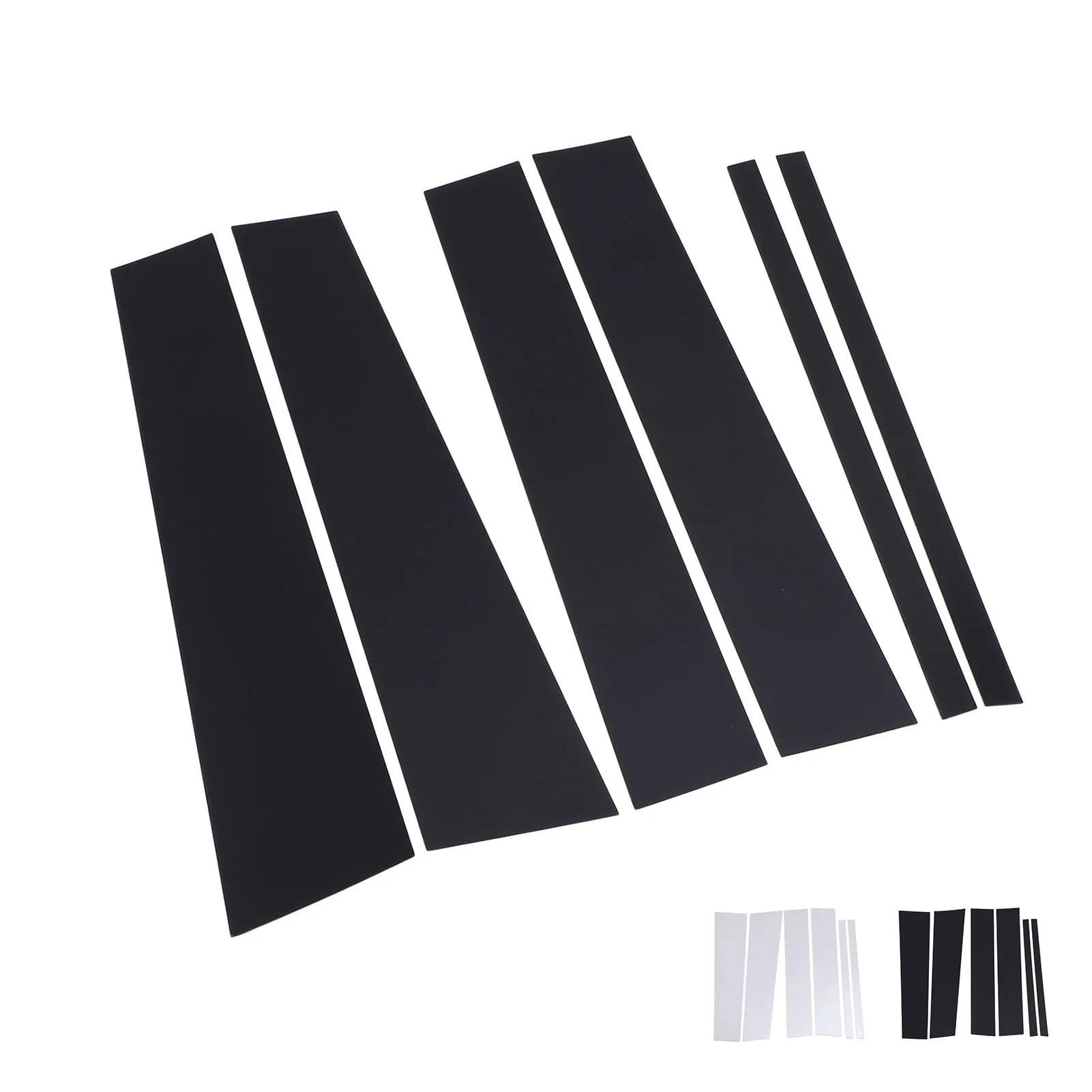 6Pcs Pillar Post Cover Trim Mirrored Finish Weather Resistant Easy Installation Pillar Post Trim for Titan 2004 to 2015