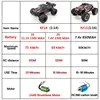 KF18 1:14 4WD RC Car Off-Road Racing High Speed Brushless Motor 2.4G Remote Control Cars Truck 75km/H Truck With LED Light Toy 2