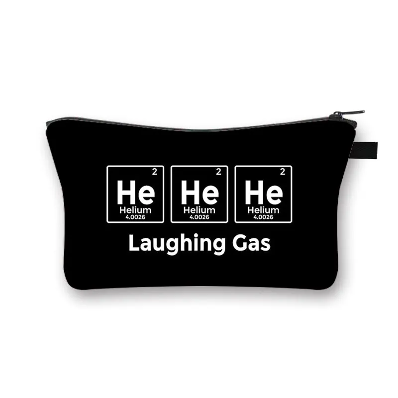 Periodic Table of Elements Print Home Storage Bag Women Beauty Makeup Bags Girls Cosmetic Case Lipstick Small Pouch Gift 3