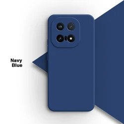 Premium Solid Color Silicone Phone Case - Shockproof, Soft Camera Protection, High - Quality Original Back Cover for Vivo iQOO 15 (Navy Blue)