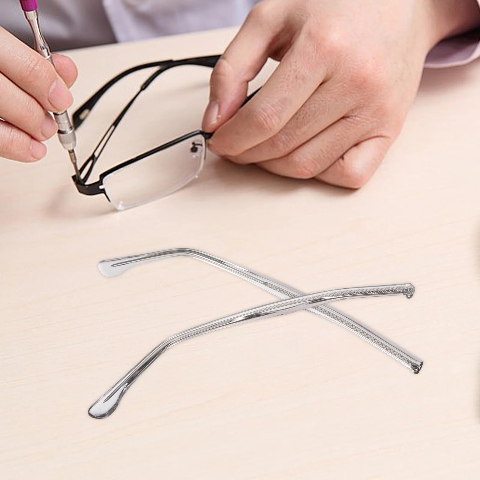 

1 Pair Glasses Arm Replacement Universal Glasses Arm Glasses Replacement Temple for Repair
