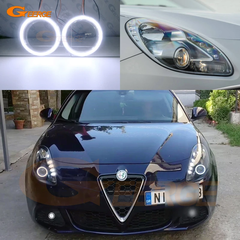 Per Alfa Romeo Mito 955 Ultra Bright A/W Switchback Day Light indicatori di  direzione Smd Led Angel Eyes Kit Halo Rings accessori per auto - AliExpress