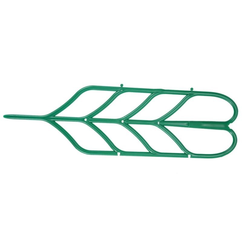 9Pcs Mini DIY Leaf Shape Garden Trellis Plants Lattice Pots Supports For Climbing Plants Potted Vines Ivy Cucumbers