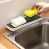Detachable Tableware Drain Tray Double Layer Grids Design Dish Drainer Storage Tray Kitchen Accessory Easy Clean Dish Drainer 4