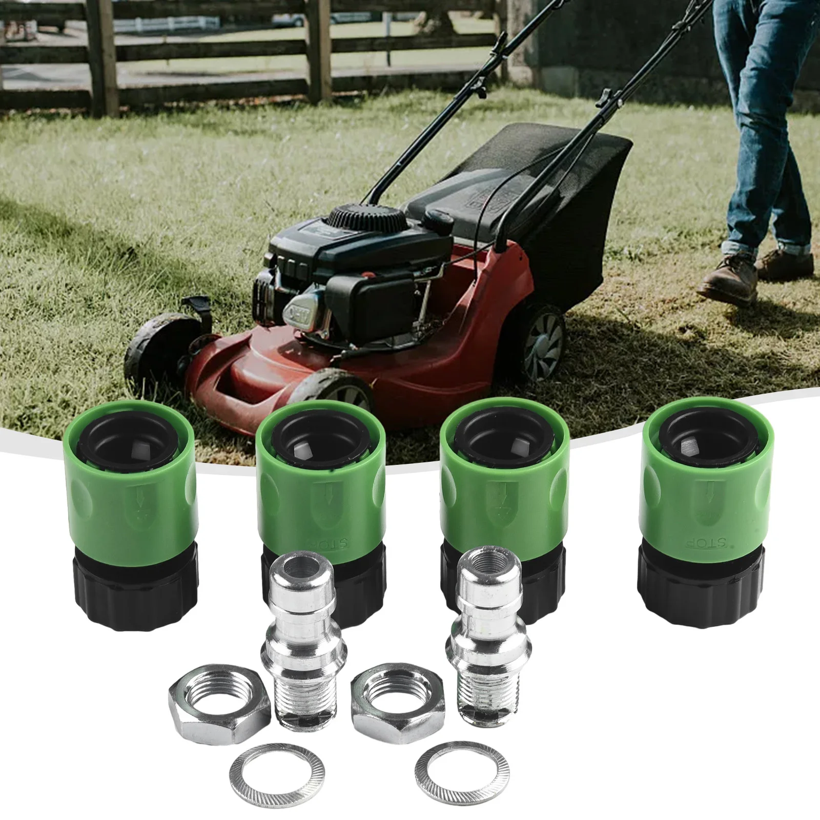 Easy To Install Lawn Mower Deck Wash Kit, Perfect For Snow Blowers, String Trimmers, And Chores, Ensures Efficient Cleaning