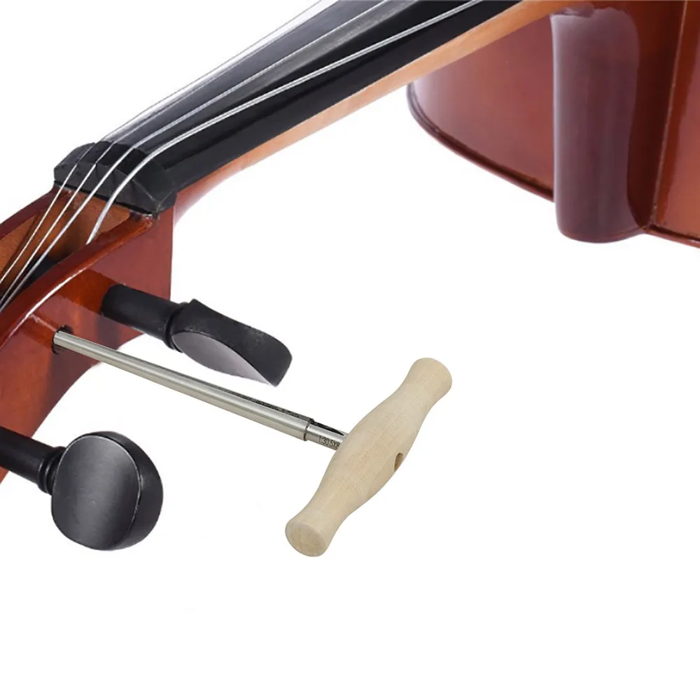 

Violin Curved Peg Straight Edge Reamer Repair Tool Stainless Steel Wooden Handle Nail Hole Reamer Repair Parts & Accessories