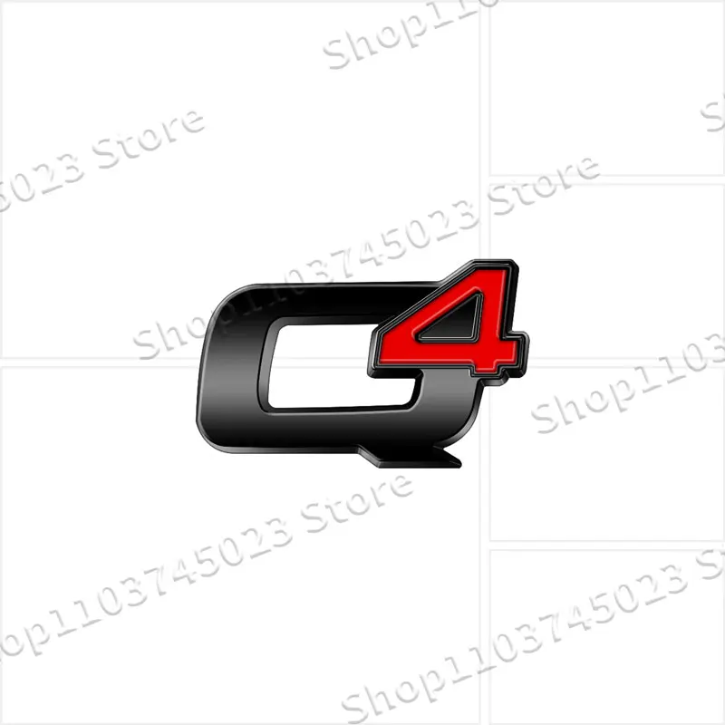 3D Metal Car Decor Logo Emblem Rear Trunk Badge Fender Sticker