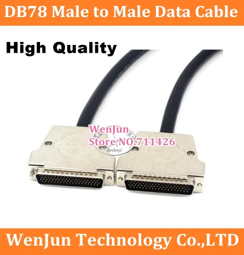 Macho para Fêmea Conectar Cabo Linhas Db78 78 Pinos Macho para Cabo de Dados Macho Linha de Blindagem Profissional Hdb78 Alta Qualidade Hdb78