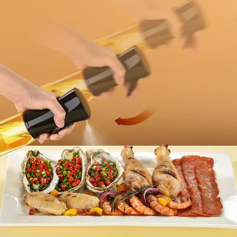Kitchen Spray Oil Sprayer Airfryer Air Fryer Accessories Plastic Spray Bottle Oil Sprayer Portable Diffuser Kitchen
