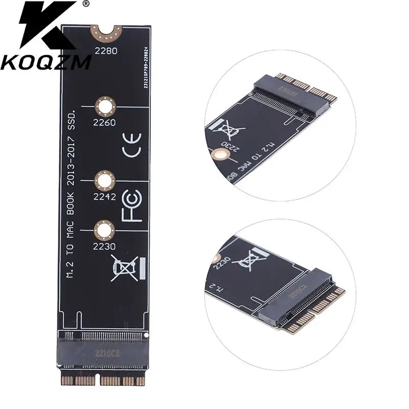

M2 SSD Adapter M.2 PCIE NVME SSD Converter Card Internal Solid State Drive for Apple Macbook Air Pro