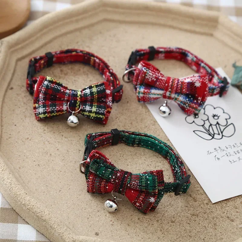 New Year Christmas Decorations Christmas Miniature Dogs Cat Bell Collars Merry Christmas Natal Noel Gifts 2023 Navidad Xmas 2