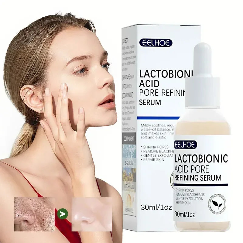 Acide lactobionique rétrécit les Pores sérum pour le visage hydratant éclaircissant soin de la peau – Image 2